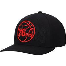 Mitchell & Ness Philadelphia 76ers Mitchell & Ness Triple-Double Stretch Snapback Hat Men - Black
