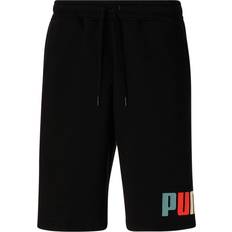 Puma Big Fleece Logo Shorts - Black