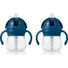OXO Sippy Cups OXO Transitions Straw Cup with Handles 6oz 2-pack