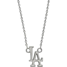 LogoArt Los Angeles Dodgers Small Pendand Necklace - Silver
