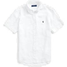 Linen Shirts - Men Polo Ralph Lauren Classic Fit Linen Shirt - White