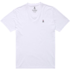 Psycho Bunny T-shirts & Tank Tops Psycho Bunny Classic V Neck T-shirt - White