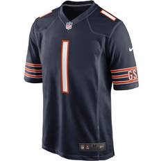 Chicago Bears Game Jerseys Nike Justin Fields Navy Chicago Bears 2021 NFL Draft First Round Pick Game Jersey
