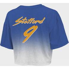 Majestic Threads T-shirts Majestic Threads Los Angeles Rams Dip Dye Crop Top Matthew Stafford 9. W