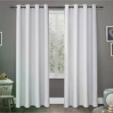 Brown Curtains Exclusive Home Sateen 2-pack 132.08x243.84cm