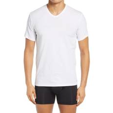 Calvin Klein Men T-shirts Calvin Klein Stretch V-Neck T-shirt 3-pack - White