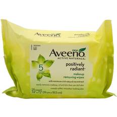 Makeup Removers Aveeno Positively Radiant Makeup Removing Face Wipes 25-pack