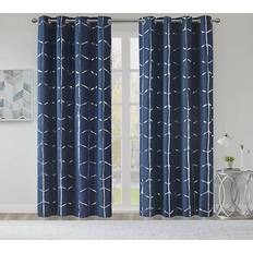 Turquoise Curtains Intelligent Design Raina50x84"