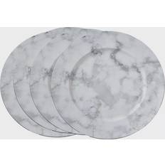 Saro Lifestyle Marble Design Dinner Plate 35.56cm 4pcs