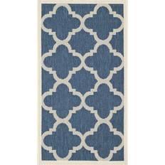 Blue Carpets on sale Safavieh Courtyard Collection Blue 78.74x152.4cm