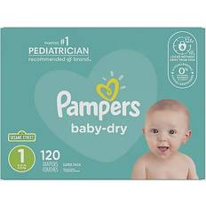 Pampers size 1 Baby Care Pampers Baby Dry Diapers Size 1, 120 Pcs