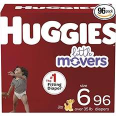 Diapers Huggies Little Movers Disposable Diapers Size 6, 96pcs