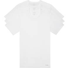 Calvin Klein Men T-shirts & Tank Tops Calvin Klein Slim Fit Crewneck T-shirt 3-pack - White