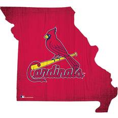Fan Creations St. Louis Cardinals Logo State Sign Board