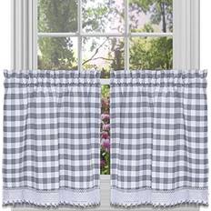 Checkered Curtains & Accessories Achim Buffalo Check24x58"