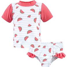 Hudson Swimwear Children's Clothing Hudson Baby Swim Rashguard Set - Watermelon (10325341)