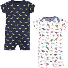 Hudson Baby Cotton Rompers 2-pack - Dino (10116912)
