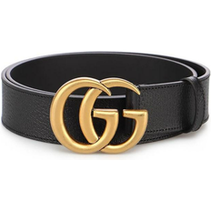 Gucci Belts Gucci Wide Belt with Double G Buckle - Black