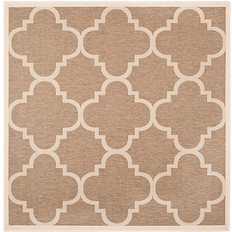 Squared Carpets & Rugs Safavieh Courtyard Collection Brown 238.5x238.5cm