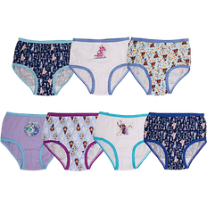 Disney Girl's Frozen Underwear Briefs 7-pack Blue/Purple/White