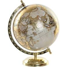 Dkd Home Decor Globe Golden PVC Aluminium (20 x 22 x 28 cm) Globus