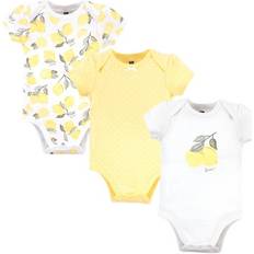 Hudson Short Sleeve Bodysuits 3-pack - Lemon (10152947)