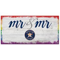 Fan Creations Houston Astros Pride Mr & Mr Sign