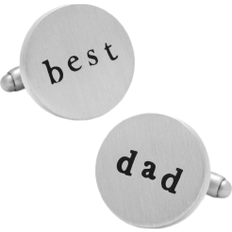 Black Cufflinks Cufflinks Inc Best Dad Cufflinks - Silver/Black