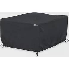 Fireplace Accessories Classic Accessories Water-Resistant 42 Inch Square Fire Pit Table Cover