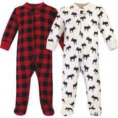 Hudson Nightwear Children's Clothing Hudson Baby Premium Quilted Zipper Sleep & Play - Moose (10159468)