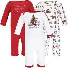 Hudson Jumpsuits Children's Clothing Hudson Baby Coveralls 3-pack - Christmas Forest (10115355)