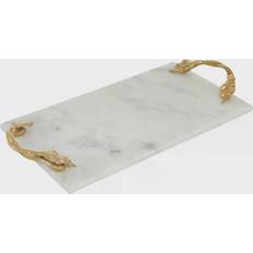 Aluminum Kitchen Accessories Rosemary Natural Serving Tray
