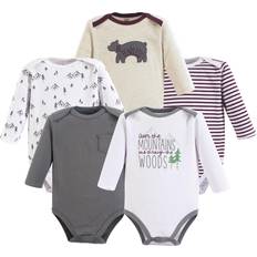 Yoga Sprout Long Sleeve Bodysuits 5-pack - Mountains (10192098)