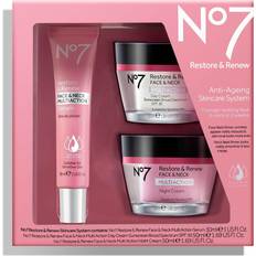 Skincare set No7 Restore & Renew Face & Neck Multi Action Anti-Ageing Skincare System