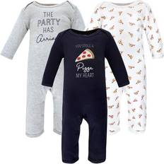 Hudson Baby Cotton Coveralls 3-pack - Pizza (10117341)