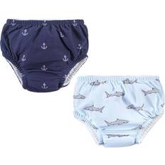 Hudson Swim Diapers Children's Clothing Hudson Baby Swim Diapers 2-pack - Blue Gray Shark ( 10325264)