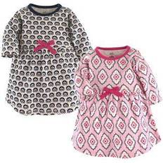 Touched By Nature Girl's Garden Floral Long-Sleeve Dresses 2-pack - Trellis