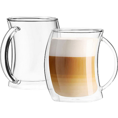 Glass Cups & Mugs Joyjolt Caleo Cup & Mug 39.9cl 4pcs