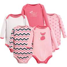 Luvable Friends Long Sleeve Bodysuits 5-pack - Foxy (10138070)