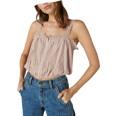Lucky Brand Pleated Bubble Tank - Burnished Lilac