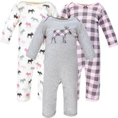 Hudson Jumpsuits Children's Clothing Hudson Cotton Coveralls - Pink Moose