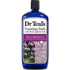 Paraben-Free Bubble Bath Dr Teal's Fomaing Bath with Pure Epsom Salt Black Elderberry 33.8fl oz