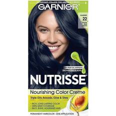 Hair Dyes & Color Treatments Garnier Nutrisse Nourishing Color Creme #22 Intense Blue Black