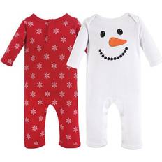 Hudson Jumpsuits Children's Clothing Hudson Baby Cotton Union Suit 2-pack - Snowman (11155547)