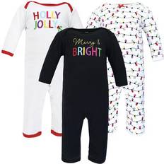 Baby Cotton Coveralls 3-pack - Merry And Bright (10115337)