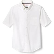 French Toast Short Sleeve Oxford Shirt - White