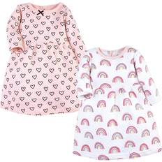Hudson Baby Cotton Dresses 2-pack - Modern Rainbow (10119422)