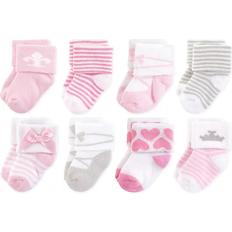 Hudson Underwear Children's Clothing Hudson Terry Cotton Socks 8-Pack - Royal (10754081)