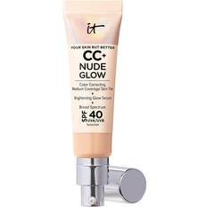 CC Creams IT Cosmetics CC+ Nude Glow Lightweight Foundation + Glow Serum SPF40 Light Medium