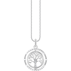 Halsketten Thomas Sabo Tree of Love Necklace - Silver/Transparent